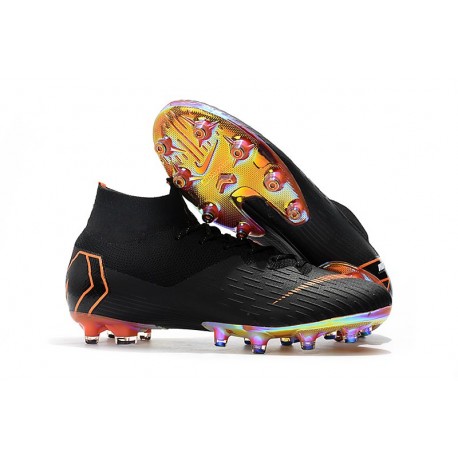 Scarpa Nike Mercurial Superfly 6 Elite AG-PRO Nero Arancione