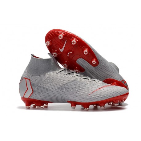 Scarpa Nike Mercurial Superfly 6 Elite AG-PRO Grigio Rosso