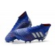 adidas Predator 19.1 FG Scarpa da Calcio Uomo - Blu Argento