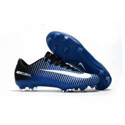 Nike Scarpini da Calcio Mercurial Vapor 11 FG ACC Blu Bianco