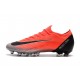 Nike Mercurial Vapor 12 AG Pro Scarpa - Rosso Nero Argento