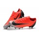 Nike Mercurial Vapor 12 AG Pro Scarpa - Rosso Nero Argento