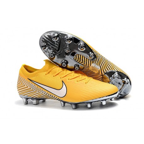 Neymar Nike Mercurial Vapor 12 AG Pro Scarpa - Giallo Bianco