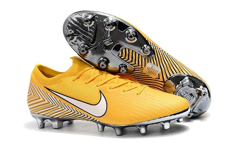 Neymar Nike Mercurial Vapor 12 AG Pro Scarpa Giallo Bianco