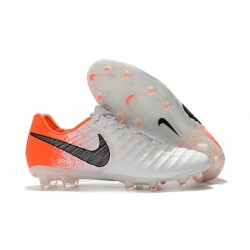 Nike Tiempo Legend 7 Elite FG Scarpa Uomo - Bianco Arancio