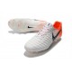 Nike Tiempo Legend 7 Elite FG Scarpa Uomo - Bianco Arancio