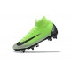 Scarpe Nike Mercurial Superfly 6 Elite Anti-Clog SG - Verde Nero