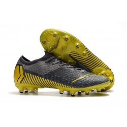 Nike Mercurial Vapor 12 AG Pro Scarpa - Grigio Giallo