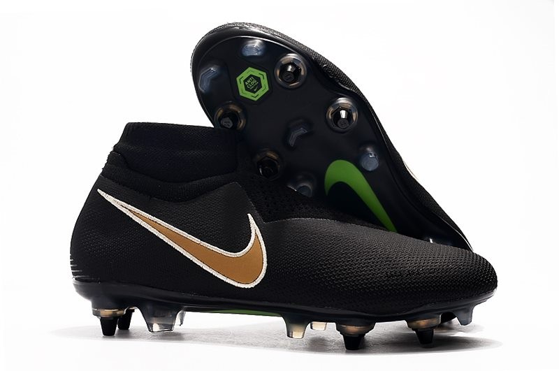 シューズ NIKE PHANTOM VSN ELITE DF SG-PRO AC Nike Phantom VSN Elite DF SG-PRO AC - Black/Metallic Gold