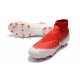 Nike Phantom VSN DF FG Scarpe da Calcio Uomo - Rosso Bianco Argento