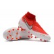 Nike Phantom VSN DF FG Scarpe da Calcio Uomo - Rosso Bianco Argento