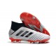 Scarpe da Calcio adidas Predator 19+ FG - Argento Nero Rosso