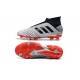 Scarpe da Calcio adidas Predator 19+ FG - Argento Nero Rosso