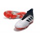 Scarpe da Calcio adidas Predator 19+ FG - Argento Nero Rosso