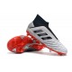 Scarpe da Calcio adidas Predator 19+ FG - Argento Nero Rosso