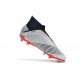 Scarpe da Calcio adidas Predator 19+ FG - Argento Nero Rosso