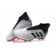 Scarpe da Calcio adidas Predator 19+ FG - Argento Nero Rosso