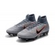 Scarpe Nike Mercurial Superfly 6 Elite Anti-Clog SG -Grigio Nero