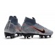 Scarpe Nike Mercurial Superfly 6 Elite Anti-Clog SG -Grigio Nero