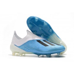 adidas X 18+ FG Scarpa Calcio - Blu Bianco Nero