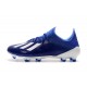 Scarpe da Calcio adidas X 19.1 FG Uomo Blu Bianco