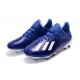 Scarpe da Calcio adidas X 19.1 FG Uomo Blu Bianco