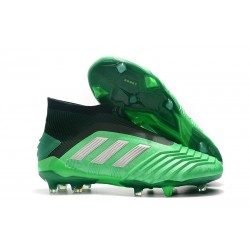 Scarpe da Calcio adidas Predator 19+ FG - Verde Argento