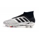 Scarpe da Calcio adidas Predator 19+ FG - Argento Nero