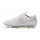 Nike Scarpe da Calcio Tiempo Legend 8 Elite FG - Bianco Platino Grigio