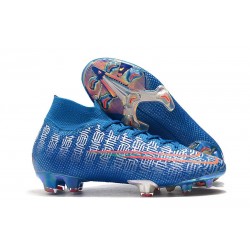 Nike Scarpe Mercurial Superfly VII Elite FG - Blu Rosso