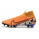 Nike Scarpe Mercurial Superfly VII Elite FG - Arancio Bianco Nero