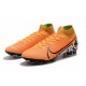 Nike Scarpe Mercurial Superfly VII Elite FG - Arancio Bianco Nero