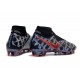 Nike x EA Sports Phantom VSN DF FG Scarpe da Calcio Uomo - Nero Blu Rosso