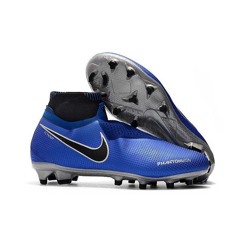 Nike Phantom Vision Elite Dynamic Fit FG Scarpa - Blu Argento