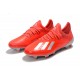 Scarpe da Calcio adidas X 19.1 FG Uomo Rosso Argento