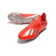 Scarpe da Calcio adidas X 19.1 FG Uomo Rosso Argento