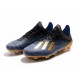 Scarpe da Calcio adidas X 19.1 FG Uomo Nero Blu Oro