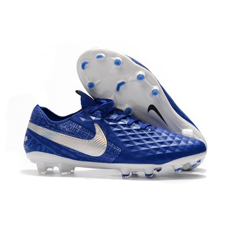 nike tiempo bianche e blu