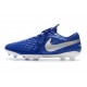 Nike Scarpe da Calcio Tiempo Legend 8 Elite FG - Blu Bianco