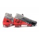 Nike NJR Mercurial Superfly VII Elite FG - Cromo Nero Rosso Orbita Platino