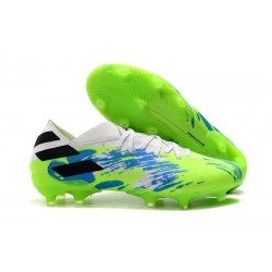 adidas Performance Nemeziz 19.1 Fg - Bianco Verde Blu