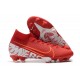 Nike Scarpe Mercurial Superfly VII Elite FG - Rosso Bianco