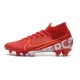 Nike Scarpe Mercurial Superfly VII Elite FG - Rosso Bianco