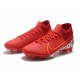 Nike Scarpe Mercurial Superfly VII Elite FG - Rosso Bianco