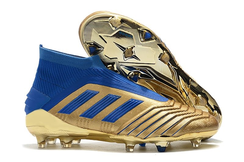 Scarpe da Calcio adidas Predator 19+ FG - Oro Blu
