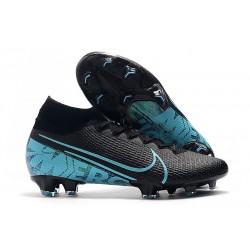 Nike Scarpe Mercurial Superfly VII Elite FG - Nero Blu