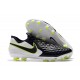 Nike Scarpe da Calcio Tiempo Legend 8 Elite FG - Nero Bianco Volt