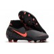 Nuove Scarpa Nike Phantom Vision DF FG Grigio Scuro Mango Acceso Nero