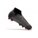 Nuove Scarpa Nike Phantom Vision DF FG Grigio Scuro Mango Acceso Nero