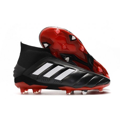 Scarpe da Calcio adidas Predator Mania 19+FG ADV Nero Bianco Rosso